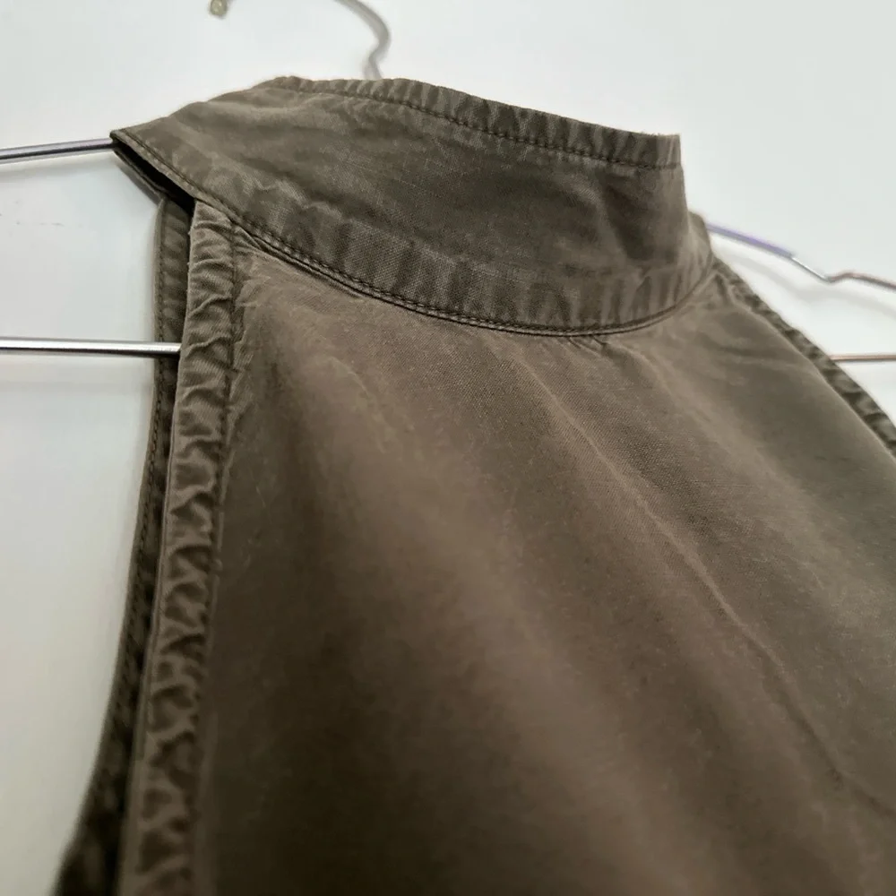 Bella Dahl Halter Button Back Sleeveless‎ Tank Top - Picture 6 of 11